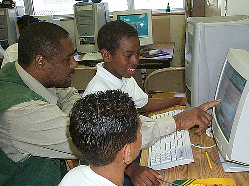 teacher and students